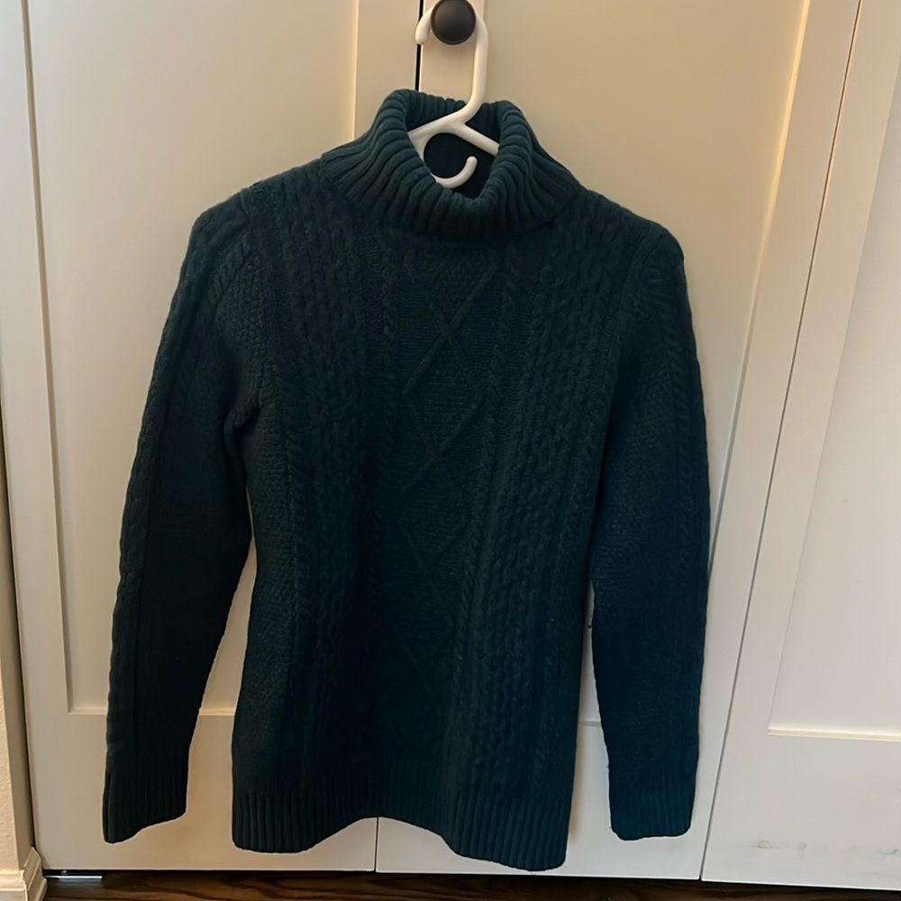 L.L. Bean turtleneck sweater